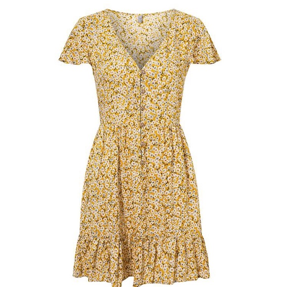 Flirty spring floral dress - Picture 4 of 8